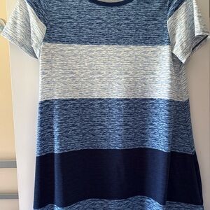 Striped Blue and White T-Shirt